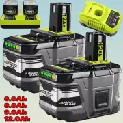 2X For RYOBI P108 18V High Capacity 12.0AH 9.0AH Battery 18Volt Lithium One Plus