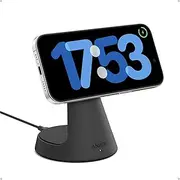 Anker MagSafe Compatible 2-in-1 Charging Stand, iPhone 16 Wireless Charger, Qi2 Certified 15W Ultra-Fast, Adjustable and Super Strong, for iPhone 16/15/14/13/12 Series, AirPods (Charger Not Included)