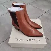 NEW Tony Bianco Tan / Toffee Brown Ankle Boots - US Size 9.5 - still in box