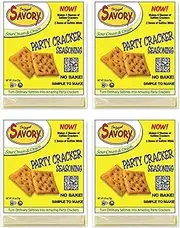 Savory Saltine Seasoning, 2.2 Ounce, Sour Cream & Onion, 4-Pack