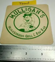 MULLIGAN'S NEIGHBORHOOD GRILL & RAW BAR of FLORIDA, BAR USED COASTER.