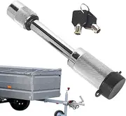 Locking Hitch Pin - Cast Steel Locking Trailer Hitch Pin,Trailer Tongue Lock Car Lock for Towing Trailer RV Car Boat