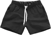 [Maiyifu-GJ] Mens Swim Trunks Swimming Trunks Elastic Waist Shorts Casual Summer Athletic Short Pant with Pockets