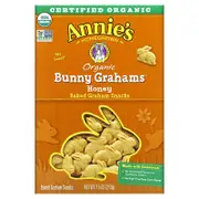 Annie's Homegrown, Organic Baked Bunny Graham Snacks, Honey, 7.5 oz (213 g)