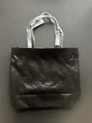 Retro Saks Fifth Avenue Black Two Handle Tote Bag New With Tags