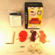 Friends TV Show Crochet Big Orange Couch Central Perk Coffee Mug Crochet Kit NEW