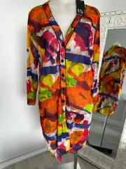 TAKING SHAPE SIZE M (18-20) COLOURFUL LIGHT MESH JACKET Brand new with Tags