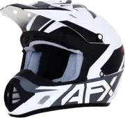 AFX FX17 Aced Helmet Md Matte White 0110-6495