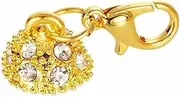 CIMAXIC Brass Lobster Clasp Ball Rhinestones 10 Pieces for Jewelry Easy to Lock Unlock for Necklace Bracelet