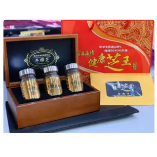 百年永續 健康芝王 頂級牛樟芝桑黃禮盒 12gx3瓶 /盒 現貨 廠商直送