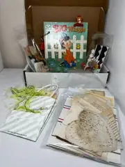 Vintage Ring Binder JUNK JOURNAL KIT The Big Whistle Book ~ Ephemera FUN DIY
