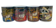 RARE & HTF - TAZ - 3 Sport - MUG Lot of 4 - Looney Tunes - Tasmanian Devil 2005