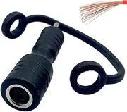 DC8020 Female to Type C Adapter, DC Plug Adapter for Solar Panels, Solar Generator, RV, and Car Battery Charging, Reliable DC Power Cord