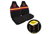 BRISBANE BRONCOS Official NRL Seat Cover and Steering Wheel Cover Combo