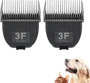 Detachable Replacement Blades Clipper Blade Compatible with Kenchii Flash Clipper, Black (3 FC (2 PACK))
