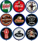 Man Cave Bar Lighting Wall Button Sign Light LED LIGHT BLUE Base Gift