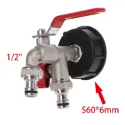 IBC Adapter 1000L Water Tank Outlet Fitting Connector Adapter Tap Outlets S60X6