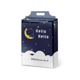 【Hello Hello】星月喵超溶水柔拭抽取式衛生紙100抽