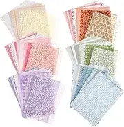90 Sheets Textured Paper Scrapbooking,Mesh Paper Sheet,Handmade Scrapbook Paper,Craft Textured Paper,Textured Scrapbook Paper and Mesh Fabric for Journal Card