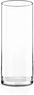 CYS EXCEL Hand Blown-Glass Cylinder Vase Flower Vase, Floati