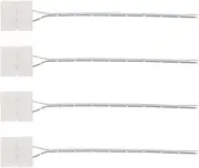 FRANKEVER 23Gauge Hidden Super Flat Audio Cable Suitable for Audio Wire LED Lighting Connection and Other Low Voltage Appliance Connection (4Connectors-D)