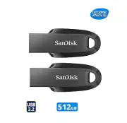 SanDisk Ultra Curve 512GB USB 3.2 Flash Drive Memory Stick Computers Laptops x2