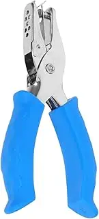 OHPHCALL 6mm Office Document Hole Puncher Binder Paper Punch Pliers Portable Manual Puncher for Paper Crafts Blue