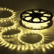 LED Strip Light SMD F3MM Flexible Tape 50FT outdoor lighting rope Warm White