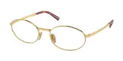 Prada PR A57V 5AK1O1 Men's Glasses Gold Size 53 - Private Health Rebate - Blue Light Block Available