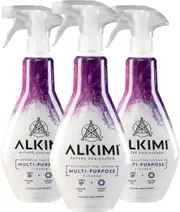 ALKIMI Multi-Purpose Cleaning Spray, 500ml, 3 Pack – All-Purpose Cleaner with Anti-Bacterial, Anti-Fungal and Degreasing Properties, Powerful Natural Antibacterial Eco Cleaning Spray