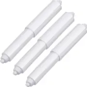 3 Pack Toilet Paper Holder Roller Toilet Paper Towel Holder Replacement Plastic(White Dot End)
