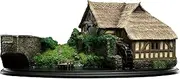 Weta The Hobbit Mill and Bridge Hobbiton Diorama Statue, 5-Inch Size