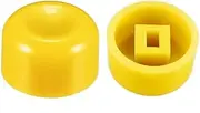 XYWHPGV 40pcs Tactile Push Button Switch Caps 13.2x7.7mm for Micro Tactile Switch Yellow(e036e d286d 3ab9e 8990f 32bc7 d64f9