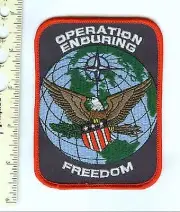 Military Patch US Combined Forces Op Enduring Freedom