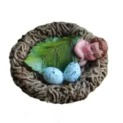 Miniature Bird s Nest Baby Garden Decoration Home Christmas Day Decoration