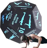 Exercise Dice for Workouts,12 Sided Fitness Dice Game | Multi-Functional Home Gym Workout Equipment for Women Postnatal Recovery Men Kids