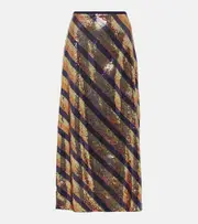 [Rixo] Rixo Kelly sequined midi skirt AU 8 multicoloured