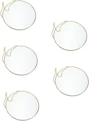 STOBAZA Pcs Adjustable DIY Suncatcher Pendant Blank Glass Art Kit for Window and Wall Decoration