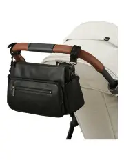 [OiOi] Multitasker Vegan Leather Pram Caddy in Black
