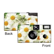 10 White Daisies Single Use Disposable Cameras-wedding camera F50140
