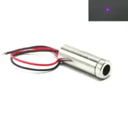Violet/Blue 405nm 10mW Focusable Dot Laser Diode Module 3-5V 12x35mm