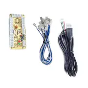 Quimat Zero Delay Arcade USB Encoder Board to Joystick for Mame Jamma Other PC S