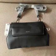 *NWT* BCBG Paris Black Convertible Clutch Cross Body Purse, Strap MSRP $98