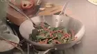 Calphalon 13" Flat Bottom Wok Contemporary Stainless Steel Dishwasher Safe