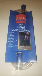 Aqua-Tech Mini vacuum Gravel Washer Cleans and siphons water for changes