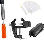 Tadill Golf Grip Kit for Regripping Golf Club with Vice Shaft Protector Rubber Clamp Replacement Kit Convenient Grip Tape Remover