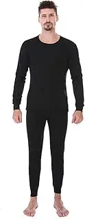[Rojeam] Men's Thermal Underwear Ski Underwear Heated Sports Base Layer Long Sleeve