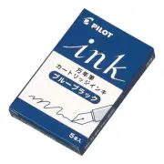 PILOT Fountain Pen Ink Cartridges 5-Pack Blue Black IRF-5S-BB