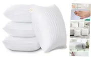 18x18 Throw Pillow Insert Set of 4,Indoor Decorative Pillow for Couch, Sofa,
