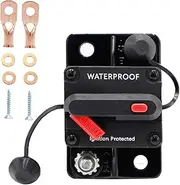 Reset Fuse Inverter | 60 Amp Car Circuit Breaker with Manual Reset - Rv Amps Overload Protection Switches for Solar System